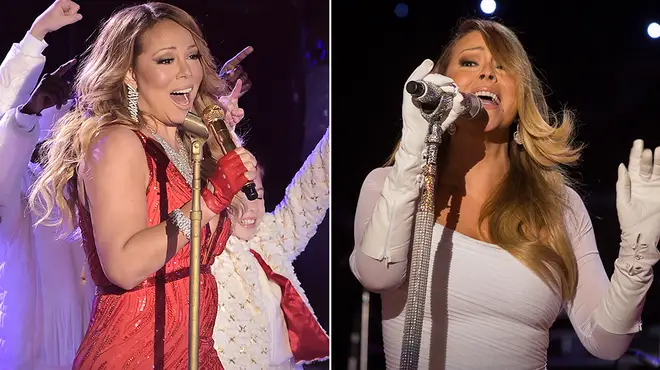 Mariah Carey performing 'All I Want For Christmas Is You'