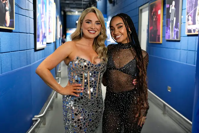 Leigh-Anne and Sian Welby at Capital's Jingle Bell Ball 2023