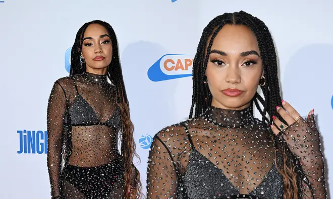 Leigh-Anne wowed on the Jingle Bell Ball red carpet