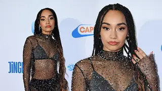 Leigh-Anne wowed on the Jingle Bell Ball red carpet