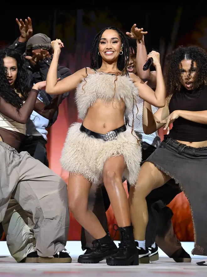 Leigh-Anne and her dancers killed it onstage at Capital's Jingle Bell Ball