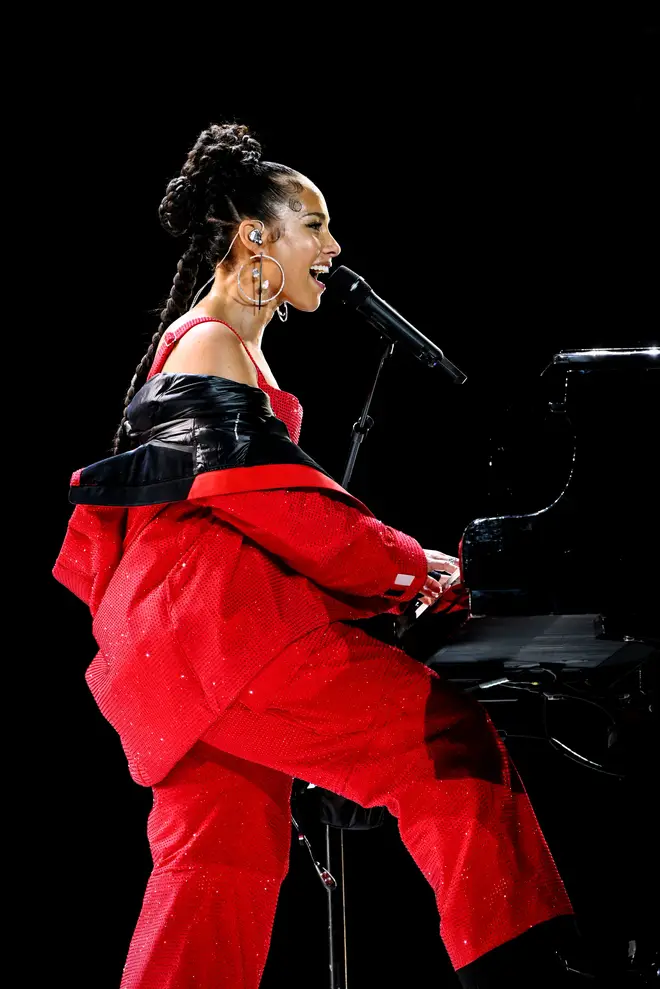 Alicia Keys at Capital's Jingle Bell Ball 2023