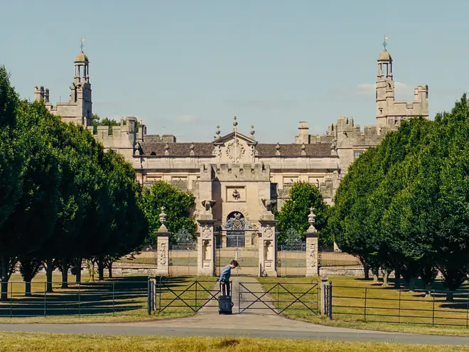The set designer said she had free rein to alter Drayton House for the film