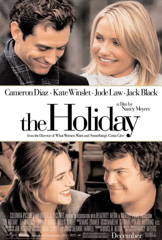 The poster for 2006 movie The Holiday