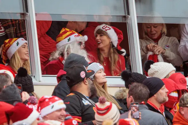 Taylor Swift's family joined her to watch Travis Kelce play football on Christmas Day