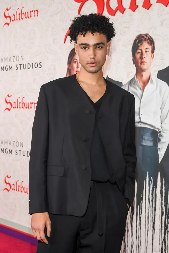 Archie Madekwe at the 'Saltburn' premiere