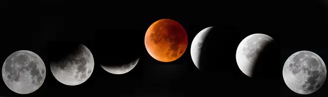 A Total Lunar Eclipse Spawns Blood Supermoon