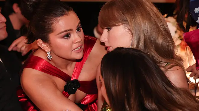 Selena Gomez was certainly delivering some gossip to close pal Taylor Swift