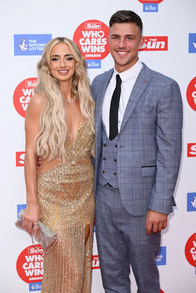Abi Moores and Mitch Taylor fuelled speculation they'd got back together following Love Island