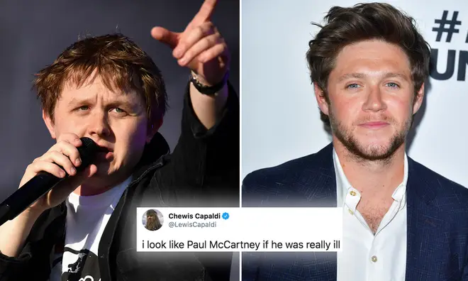 Lewis Capaldi and Niall Horan as old men is hilarious