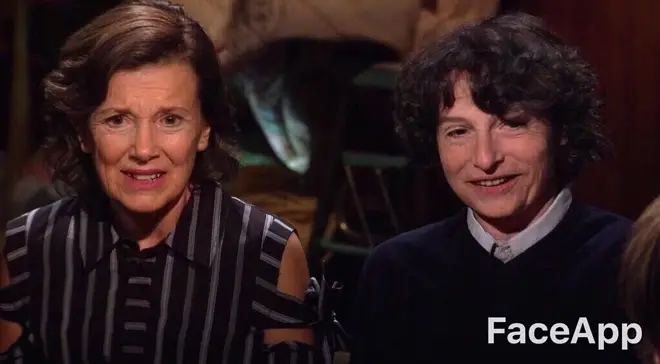 Millie Bobby Brown and Finn Wolfhard in about 80 years time...