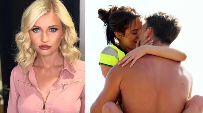 Amy Hart appeared to take a swipe at Curtis and Maura after Love Island aired