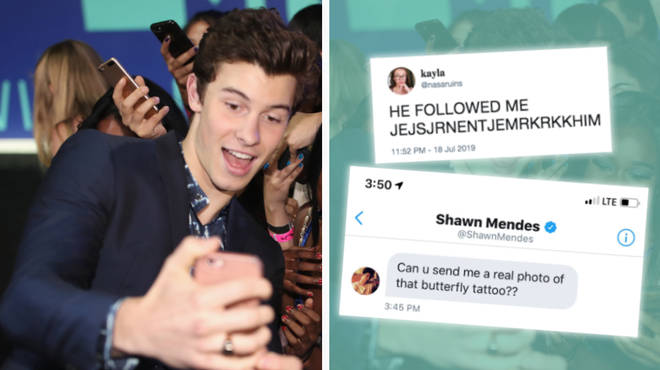 Shawn Mendes slid into the DMs of a fan