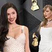 Olivia Rodrigo and Taylor Swift shared a sweet moment at the Grammys 2024