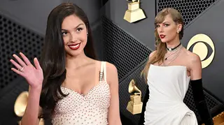 Olivia Rodrigo and Taylor Swift shared a sweet moment at the Grammys 2024