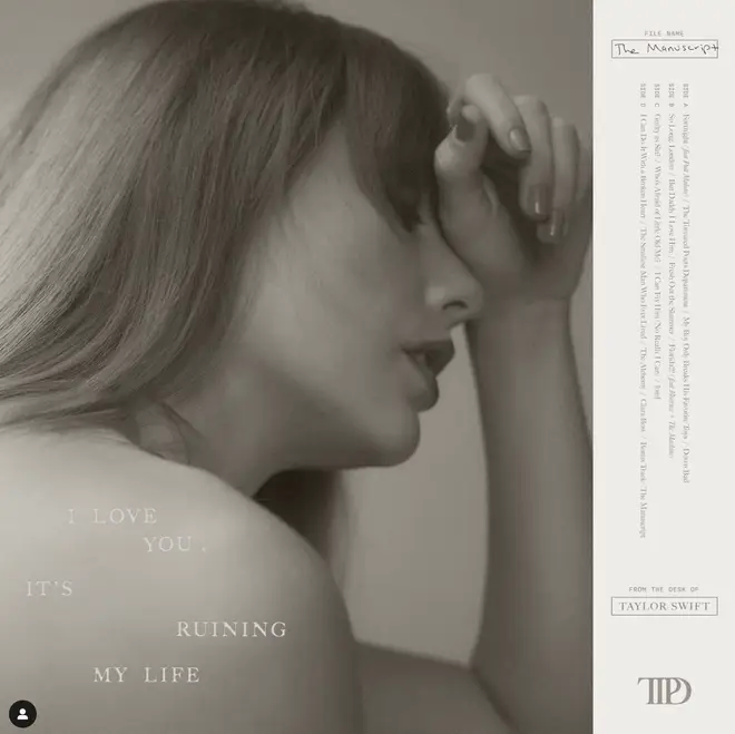 Taylor Swift shared the track list for 'Tortured Poets Department'