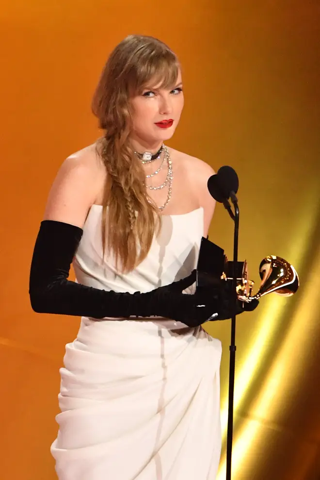 Taylor Swift announced 'Tortured Poets Department' at the Grammys