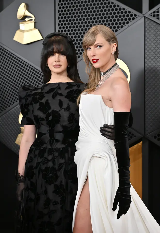 Taylor Swift and Lana Del Rey on the Grammys red carpet
