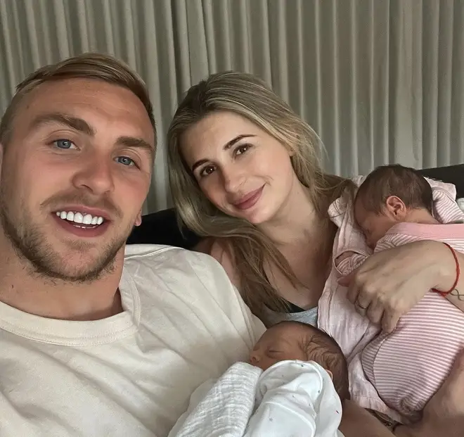 Dani Dyer and Jarrod Bowen have twin daughters together