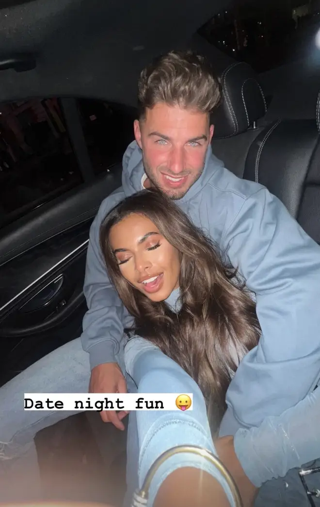 Sophie Piper and Josh Ritchie had a date night after returning to the UK