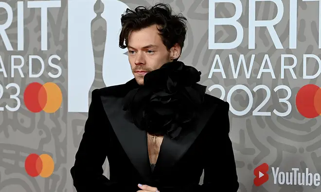 Harry Styles stole the BRITs red carpet in 2023