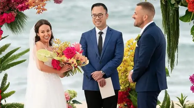 Married At First Sight couple Ellie and Ben's wedding was picture-perfect on the beach