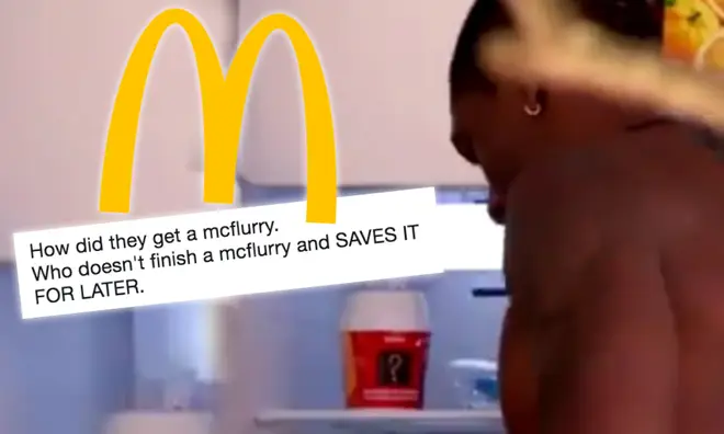 McDonalds McFlurry spotted in the Love Island villa