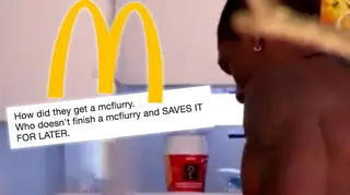 McDonalds McFlurry spotted in the Love Island villa