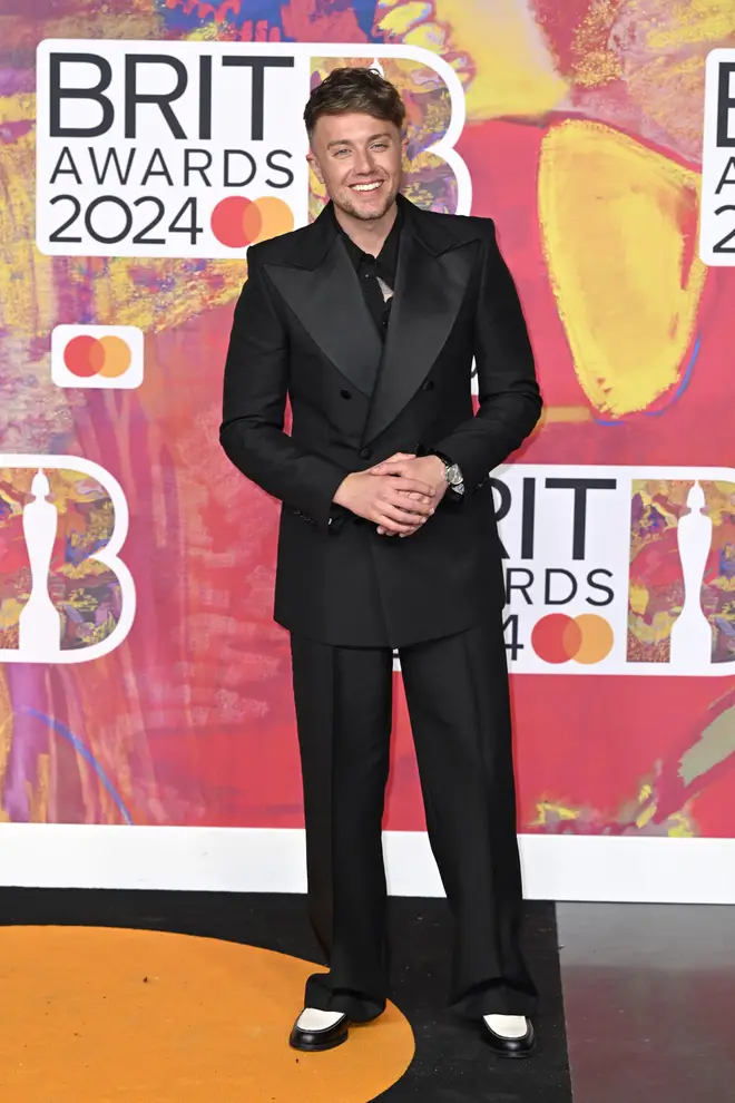 Roman Kemp attends the BRIT Awards 2024 at The O2 Arena
