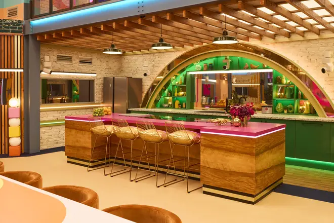 The Celebrity Big Brother kitchen