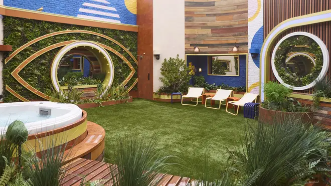 There's even a hot tub in the CBB house