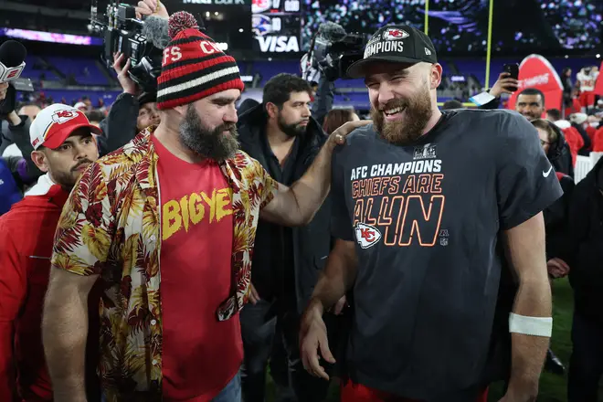 Travis Kelce and Jason Kelce have a close relationship