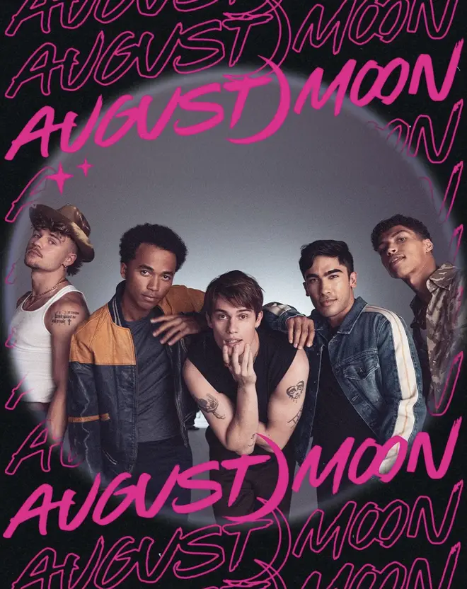 August Moon, from left to right - Simon, Oliver, Hayes, Rory, Adrian