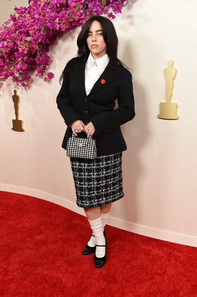 Billie Eilish's Oscars red carpet outfit was a nod to Barbie's creator