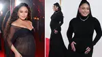 Vanessa Hudgens reveals she is pregnant at the Oscars 2024