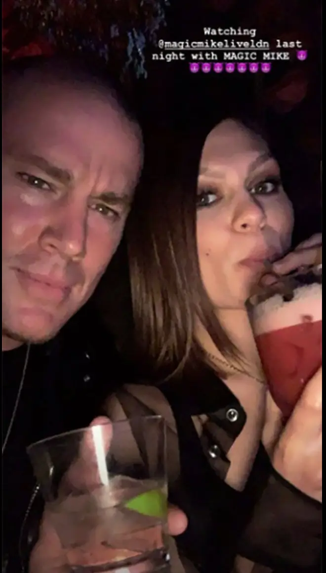 Jessie J and Channing Tatum sip cocktails on date night in London