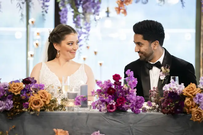 MAFS' Collins and Natalie on their wedding day