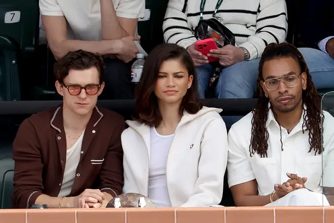 Tom Holland and Zendaya looked like any other loved-up couple watching the tennis in March 2024