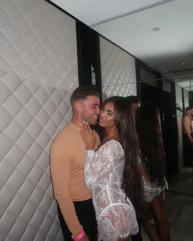 Love Island's Josh and Sophie kissing