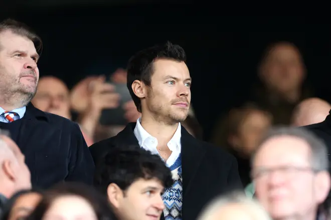 Harry Styles was spotted at the Luton Town v Manchester United game in February, 2024