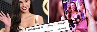 Olivia Rodrigo currently follows nobody on Instagram