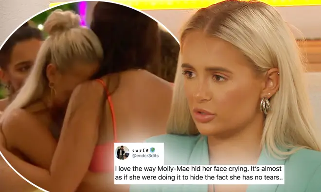 Molly-Mae Hague was accused of faking her tears on Love Island