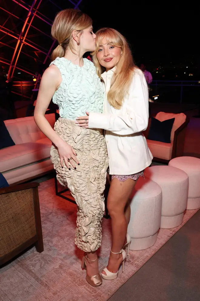 How cute are Joey King and Sabrina Carpenter at the  "We Were The Lucky Ones" after party?!