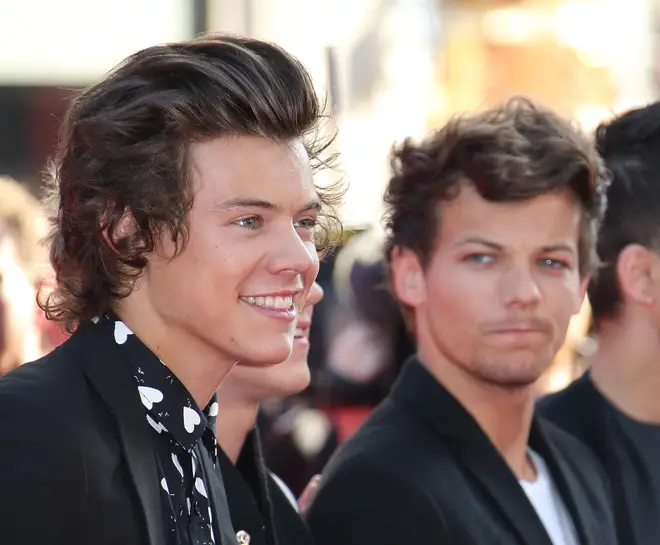 Harry Styles and Louis Tomlinson at the One Direction: This Is Us - World Premiere