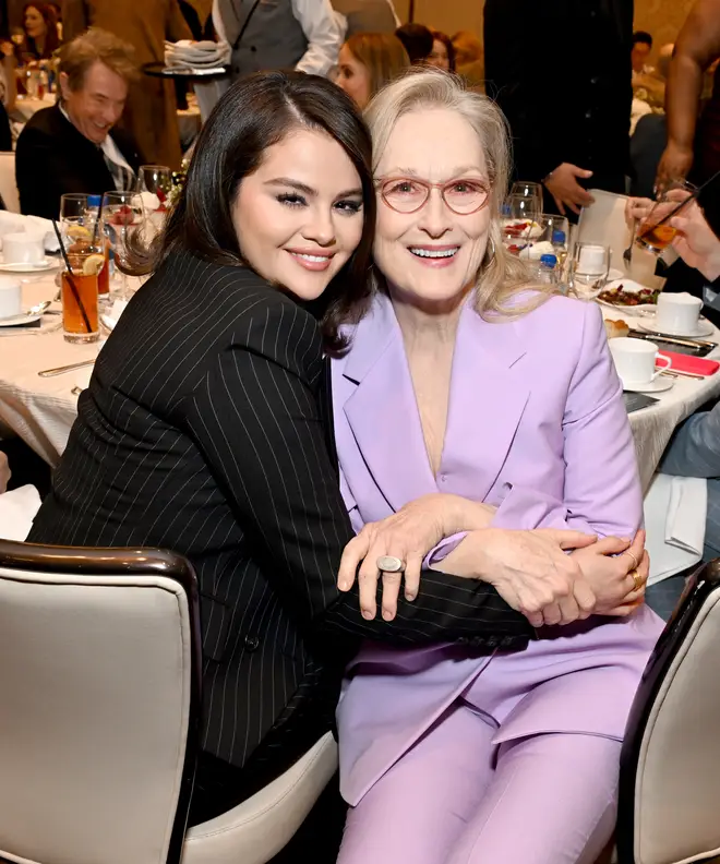 Selena Gomez and Meryl Streep have become close since filming Only Murders In The Building
