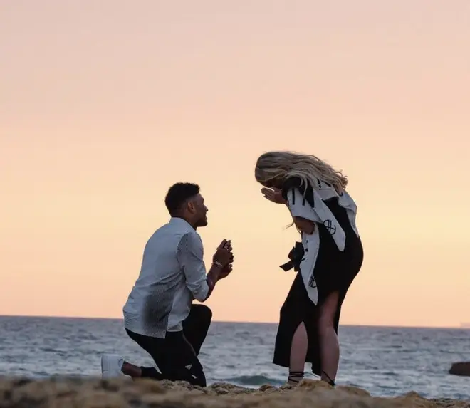 Alex proposed to Perrie in 2022