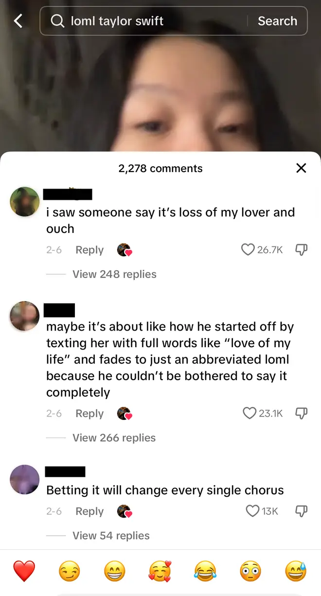 One fan left a theory in the comment section of a TikTok