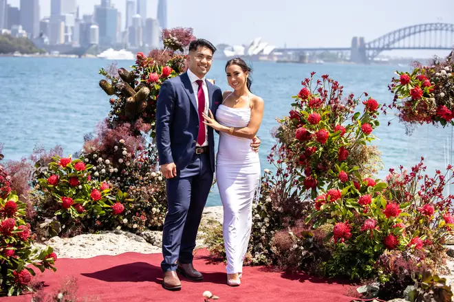 Jade and Ridge’s final vows take place by the Sydney Harbour