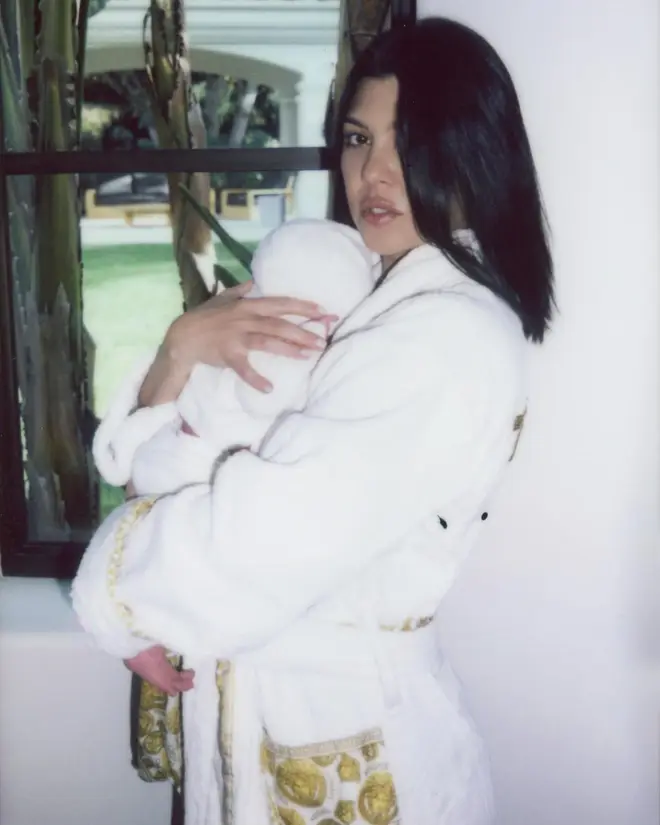 Kourtney Kardashian gave birth to Rocky Barker in November 2023