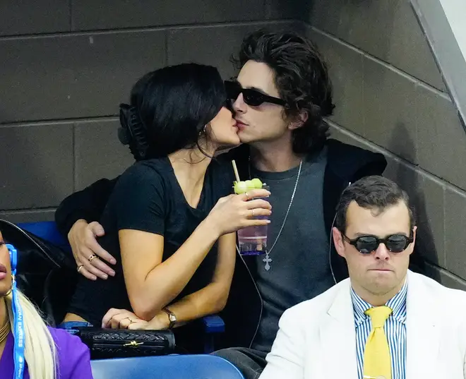 Kylie Jenner and Timotheé Chalamet at the US Open